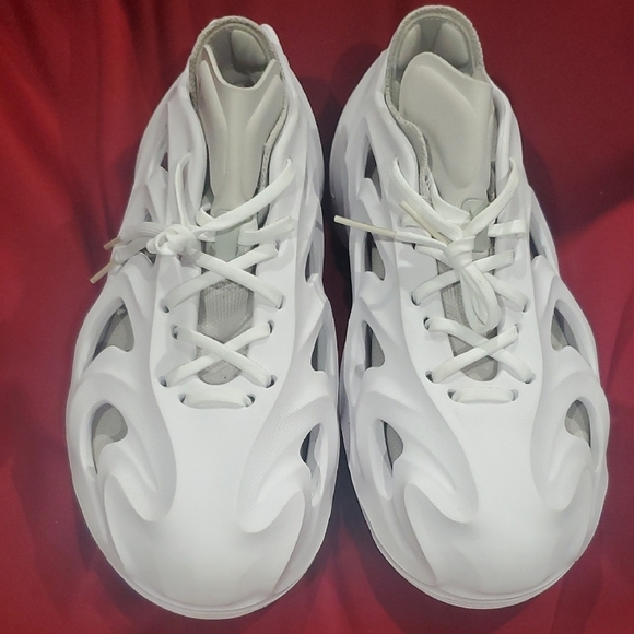 Adidas AdiFOM Q White and Gray Athletic Shoes with Futuristic Design main image 5